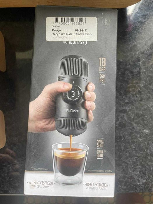 Maquina de café portátil Nanopresso