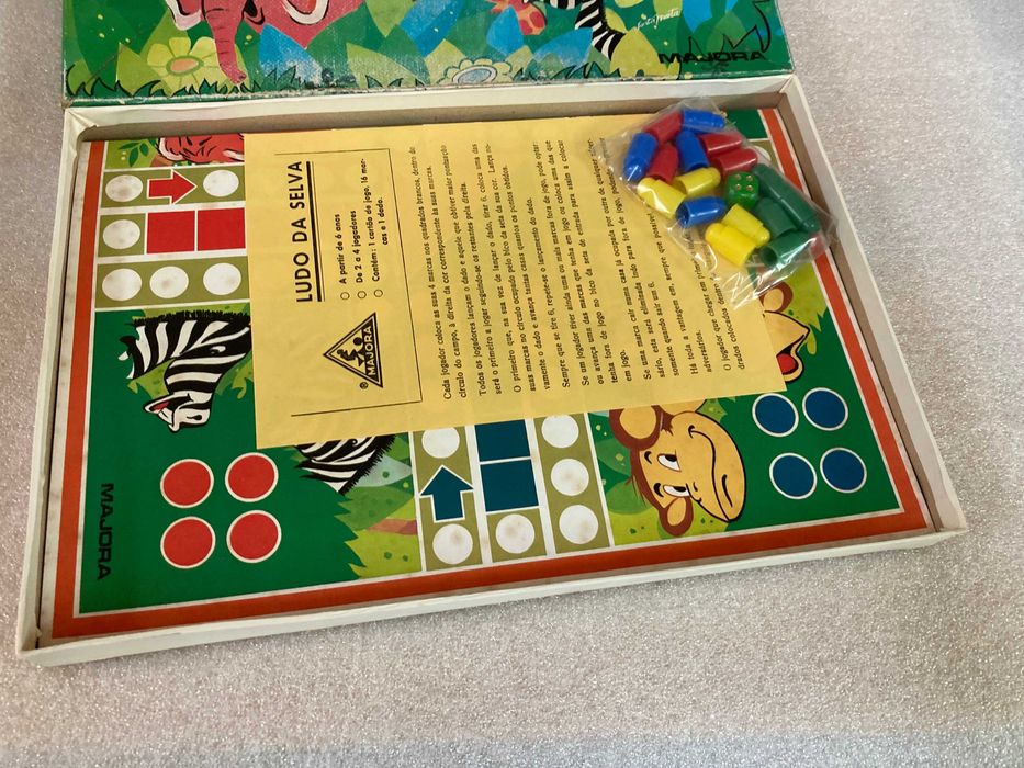 Jogo Ludo da Selva da marca Majora Antigo