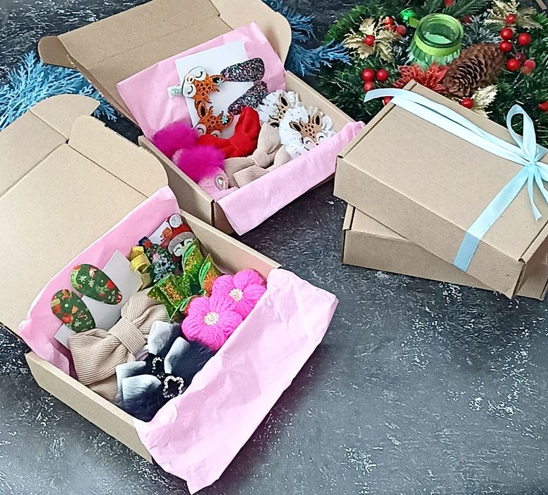 Подарункові набори для дівчаток набір бантиків