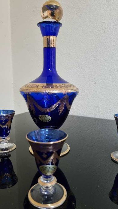 Conjunto Cristal Murano Italiano