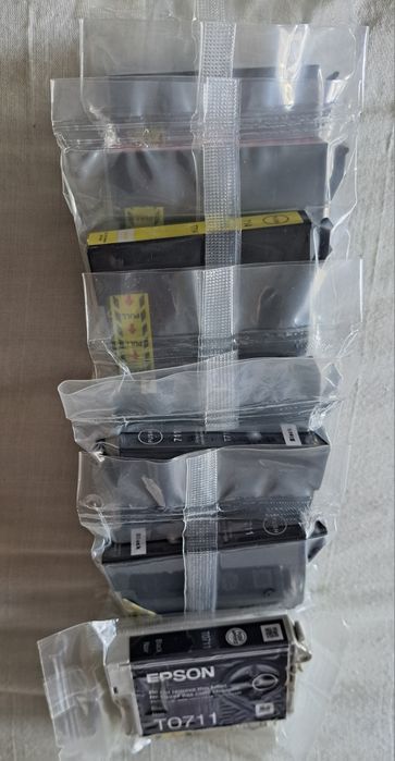 Tinteiros EPSON T0711 (x2) + 712 + 713 + 71464168945471105120