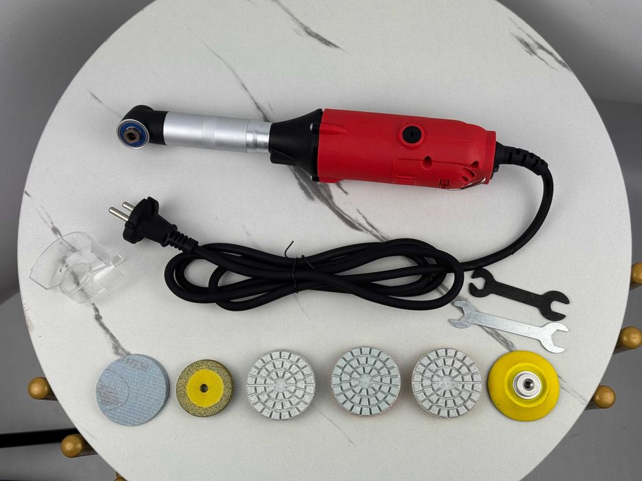 Porządna szlifierka prosta z mnóstem tarczy - zasilana 230V NOWA !!