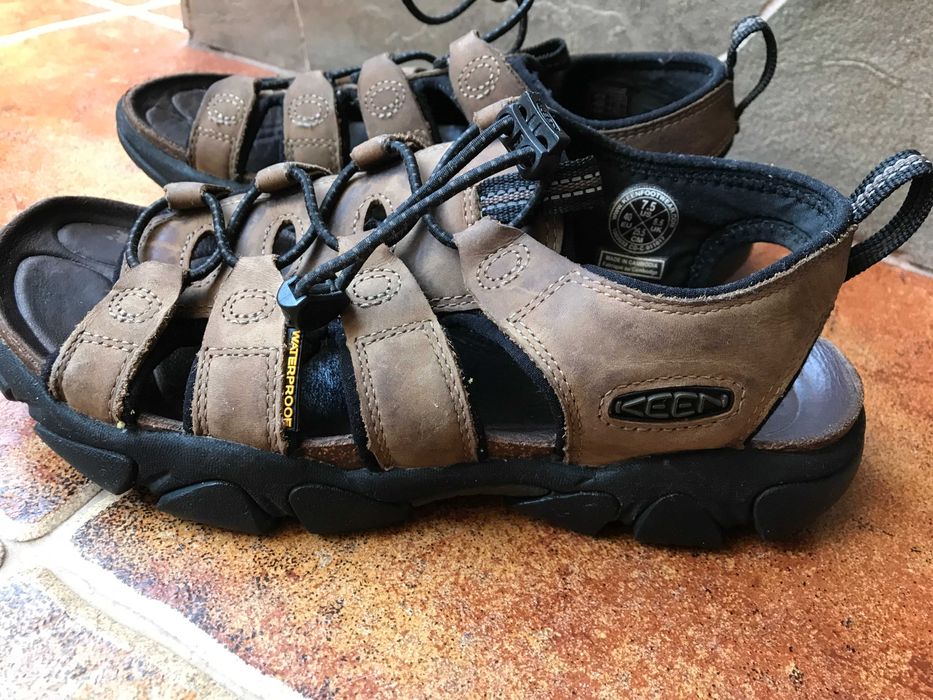 Сандалі, босоніжки Keen Waterproof, натуральна шкіра.