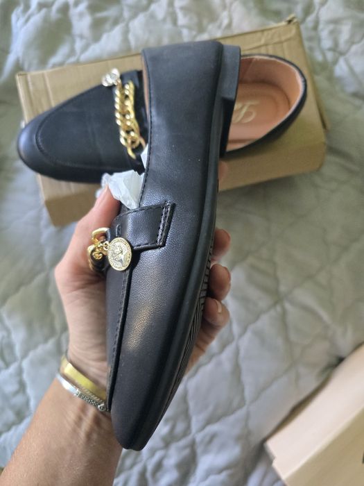 Buty czarne balerinki 40. Półbuty damskie