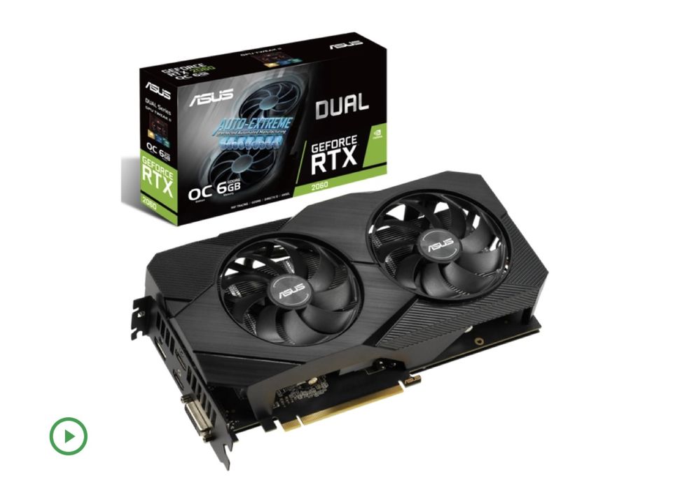 Продам Видеокарта Asus GeForce RTX 2060. 6GB