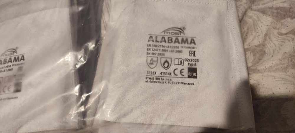 Rękawice spawalnicze ALABAMA 10 par 6zl para