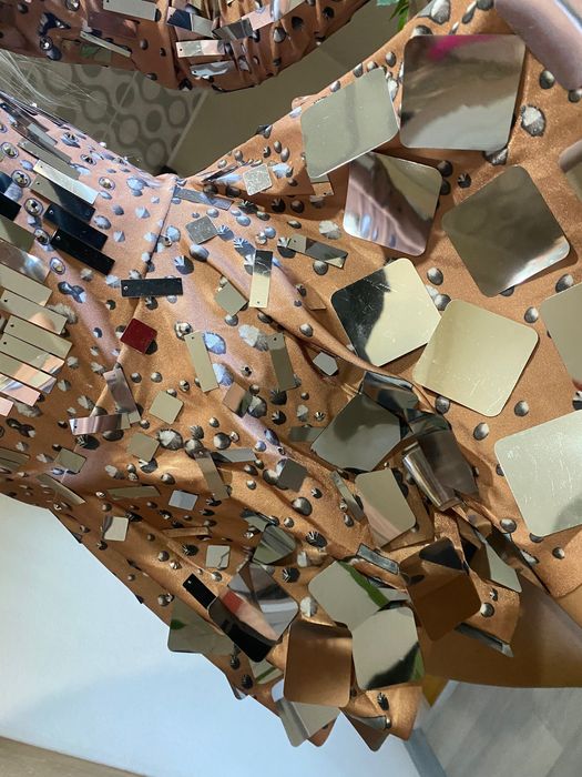 Sukienka lustrzana xs jak szkło!