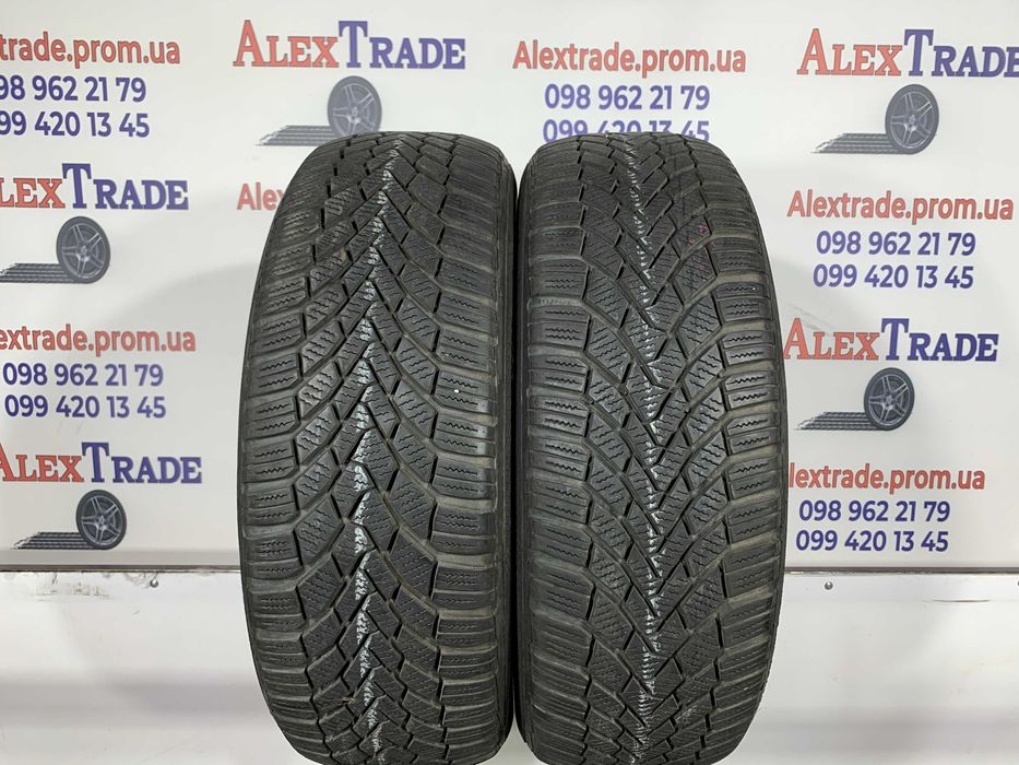 2шт 185/60 R15 Continental WinterContact TS850 зимові шини вживані