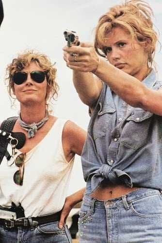 THELMA e LOUISE (Ridley Scott) Susan Sarandon /Geena Davis/Brad Pitt