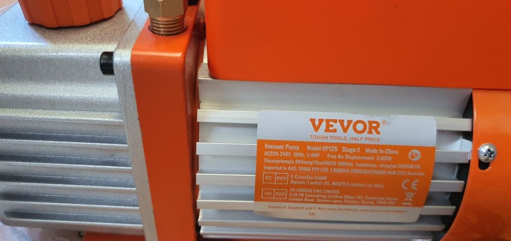 Bomba e câmara de vácuo