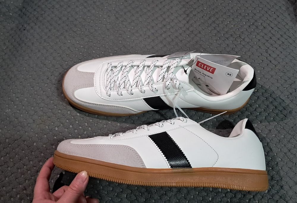 Buty męskie sneakersy Clevé 45. Nowe, z metkami.