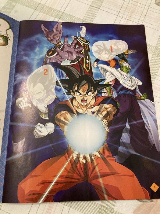DISPONIVEL: Caderneta completa Dragon Ball Super + Poster completo