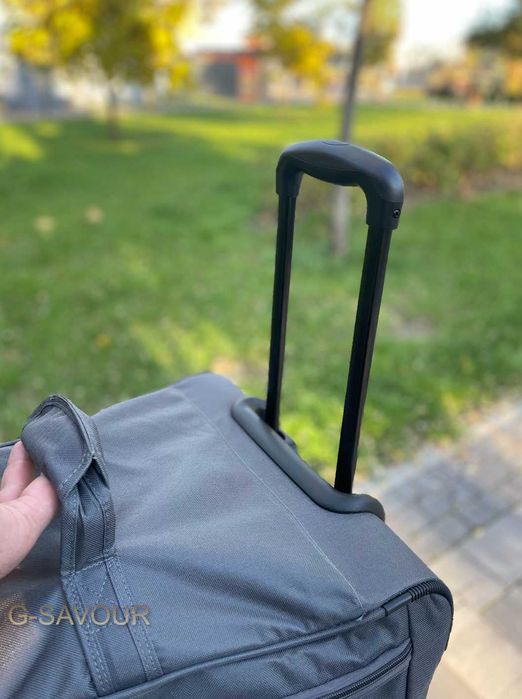 Дорожня сумка на колесах на 140л міцна текстильна сумка на 2 колесах
