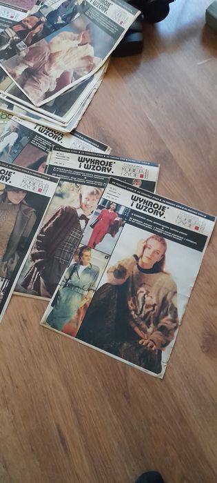 Stare gazety PRL wzory i wykroje