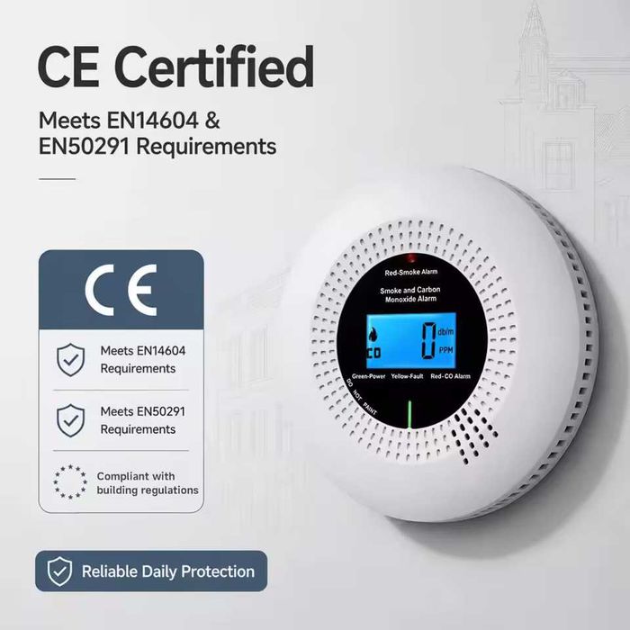 Датчик чадного газу (CO) та диму з WiFi