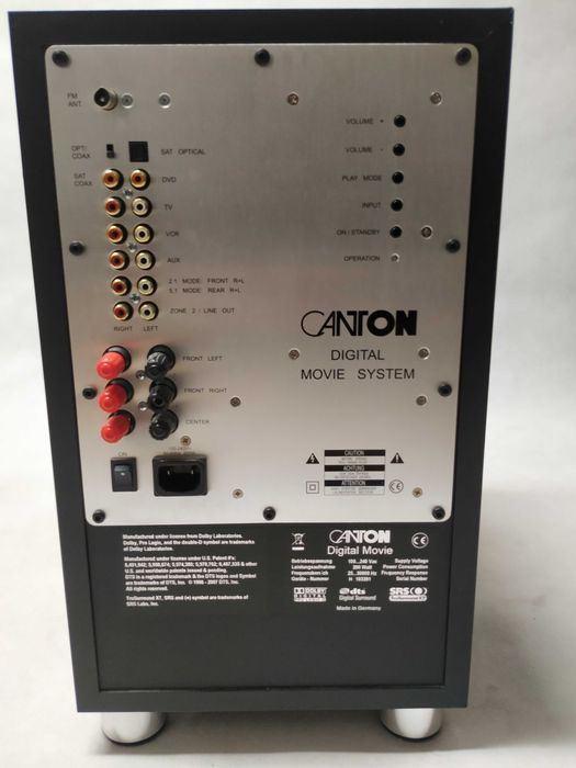 Zestaw HI-FI kina domowego CANTON