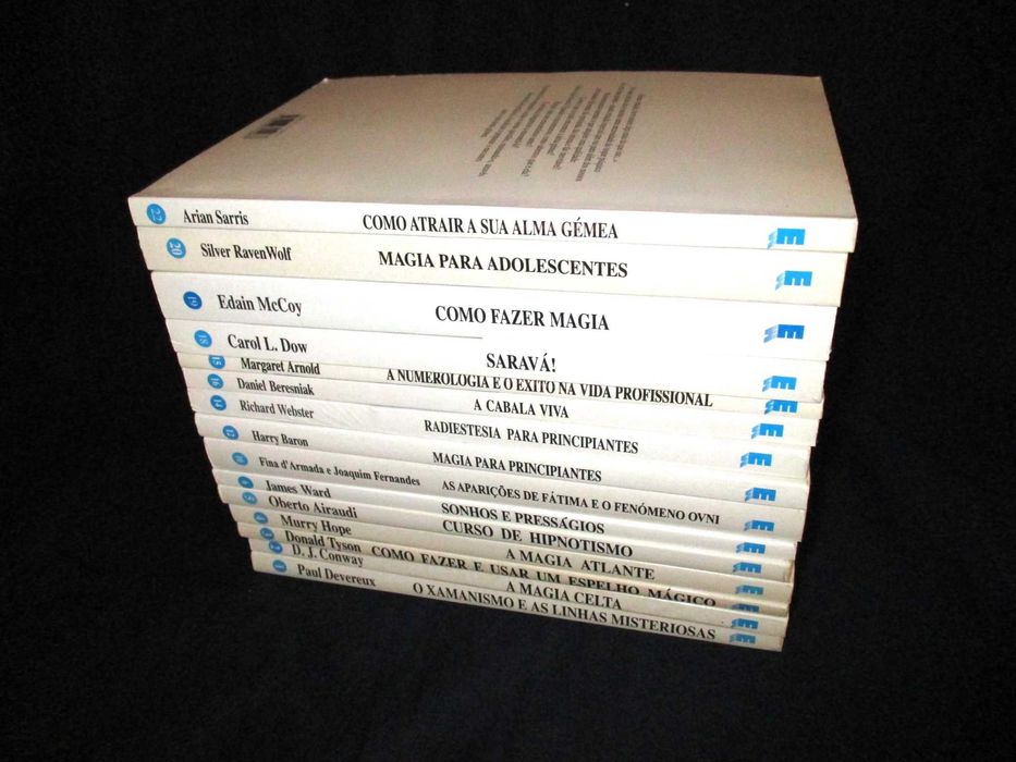 Livros Colecção Espelho Mágico Estampa Esoterismo