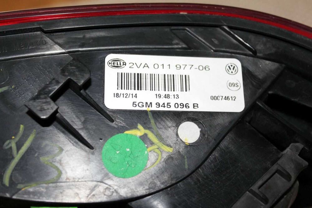 Farolim traseiro direito VW GOLF MK7/MK7.5