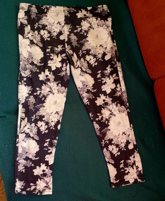 Leginsy 3/4 dla dziewczynki 152 cm