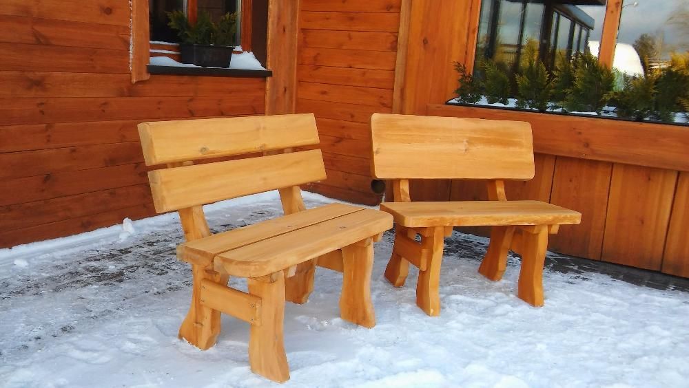 Meble ogrodowe barowe drewniane z drewna litego.TRANSPORT 200 ZŁ