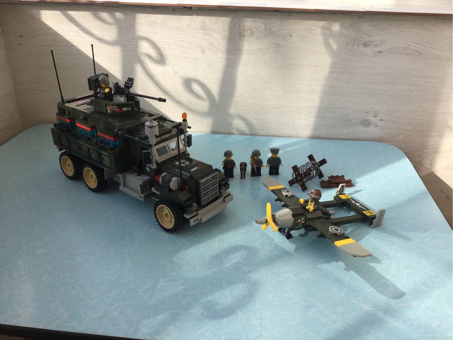 Lego аналог Enlighten brick combat zones союзники против немцев