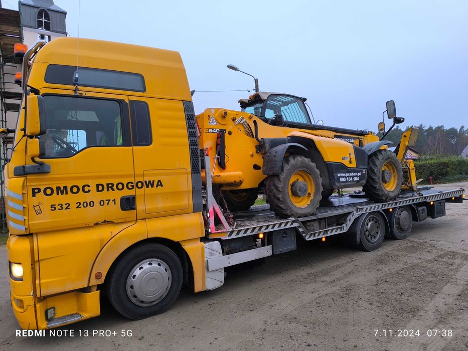 Transport domek holenderski, mobilny,koparki,wózek widłowy,ciągnik