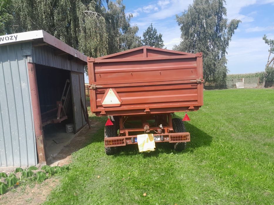 Sprzedam przyczepę D732, wywrotka, plandeka