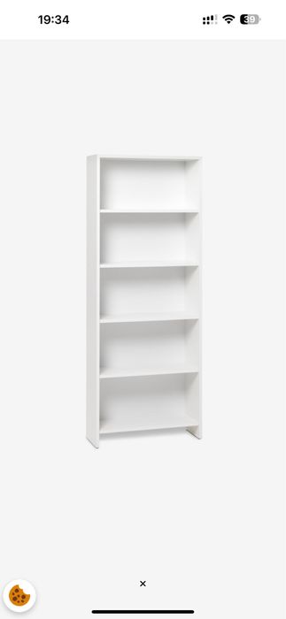 Стелаж білий 60/25/178см є безкоштовна доставка