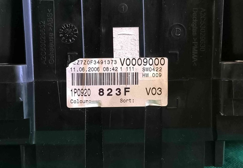 Quadrante / Painel de Instrumentos SEAT LEON 1P0920823F (OEM) | 110080280026 (OEM)