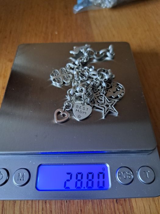 Srebrna bransoletka Thomas Sabo z przywieszkami