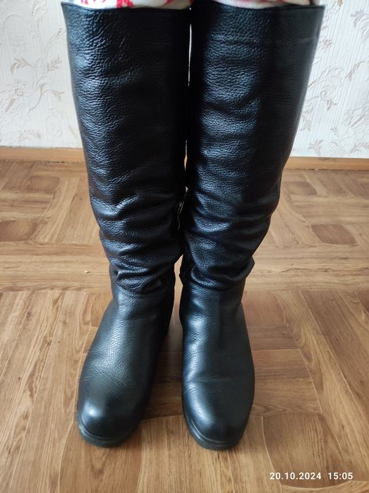 Сапоги зима натуральная кожа