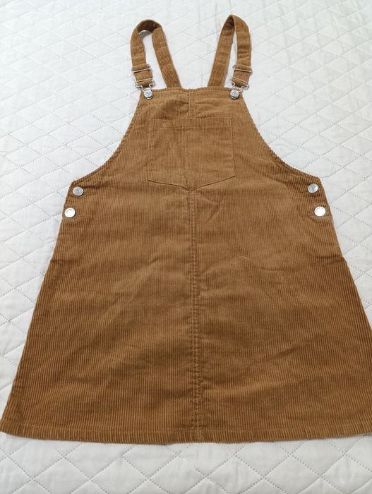 Сарафан вельветовий, 38р. Stradivarius коричневий