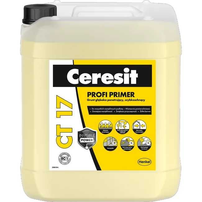 CERESIT CT 17 - 10L, grunt głęboko penetrujący do ścian i podłóg