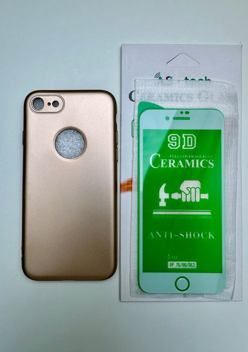 Nowe Etui, Case, Obudowa iPhone 7/8, szkło ekran