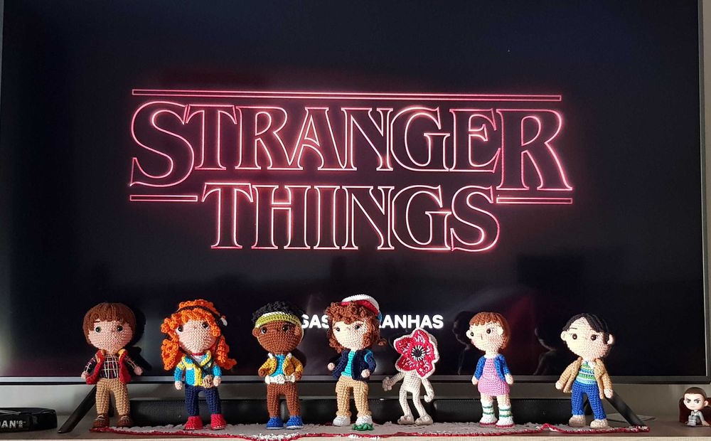 Stranger Things Feito à mão em Amigurumi