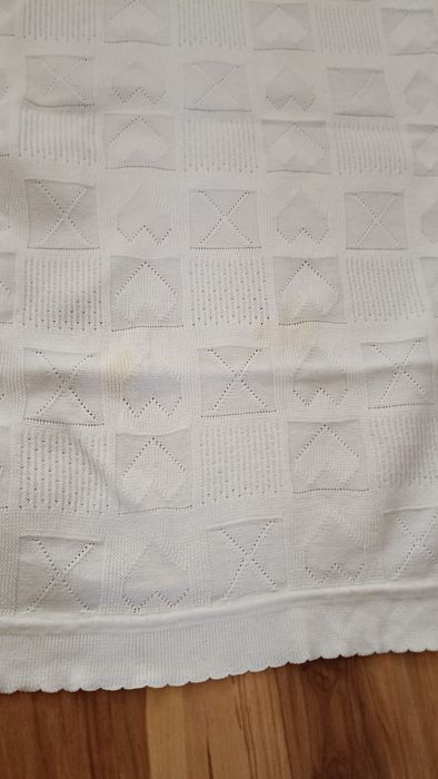 Kocyk niemowlęcy ażurowy 90/90