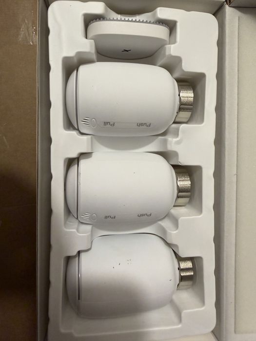 Zestaw 3x Inteligentna Głowica Termostatyczna + Bramka Zigbee Maxcom (Tuya) NOWY