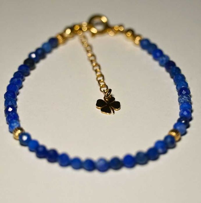 Bransoletka Szczęścia Lapis Lazuli 3mm 2 rozmiary