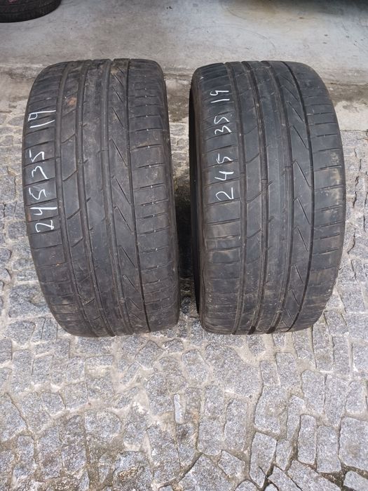 Vendo pneus semi-novos 245/35/19 Hankook