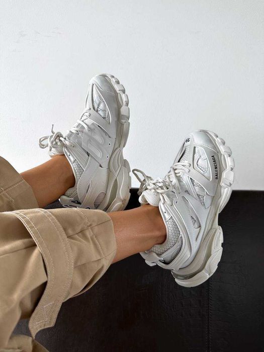 Кроссовки Balenciaga Track 3.0 White Black 36-45 Новинка Весны! Купить