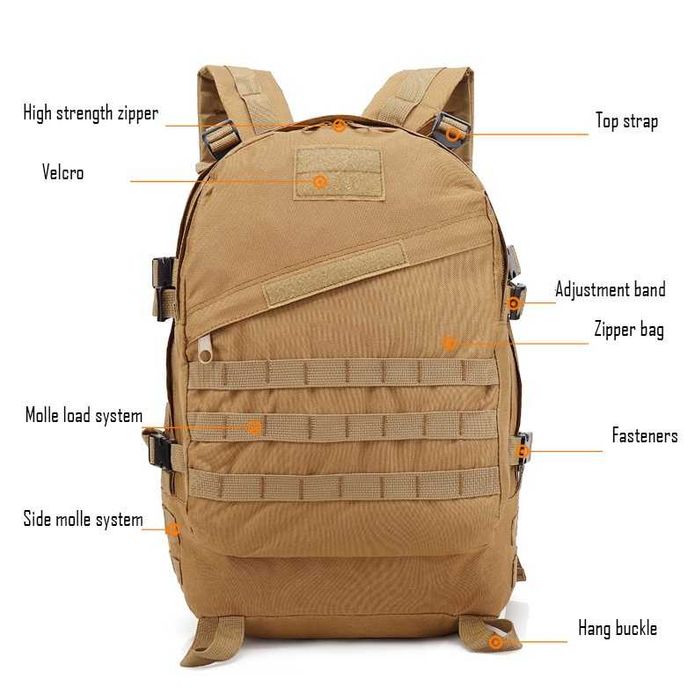 Mochila mala militar tactica 40L à prova de agua NOVO