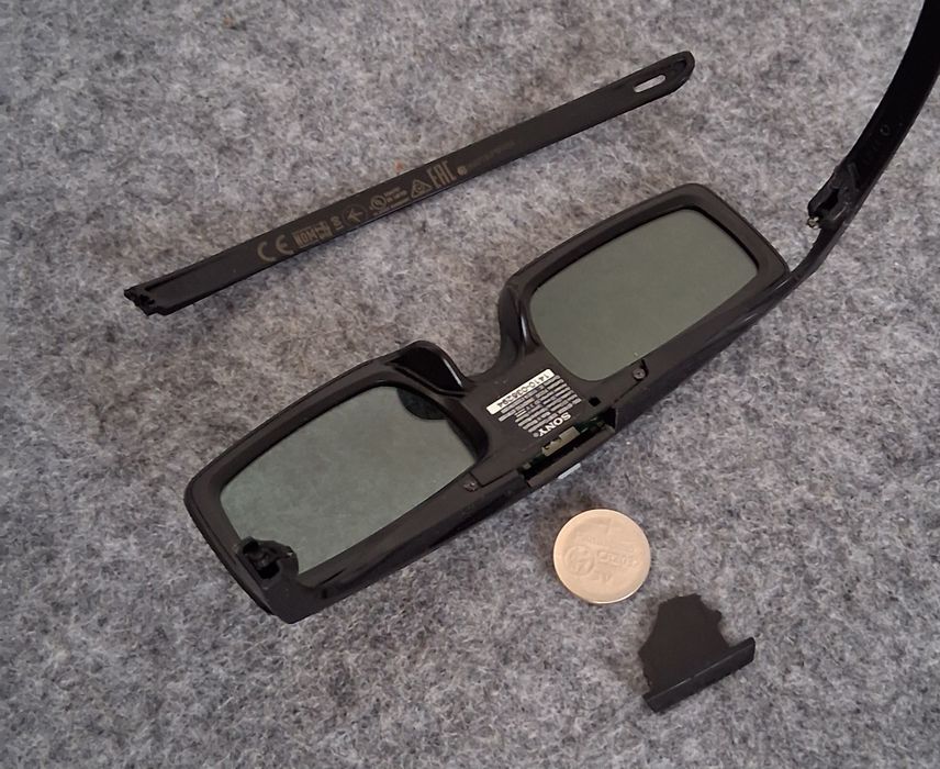 Okulary 3D SONY TDG-BT400A TDG BT400A uszkodzone