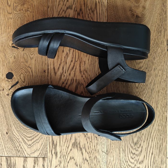 ECCO Flowt Wedge Lx Sandały na platformie 40 cm Skóra naturalna