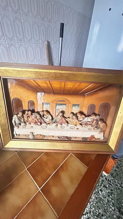 Quadro Santa Ceia 3 D
