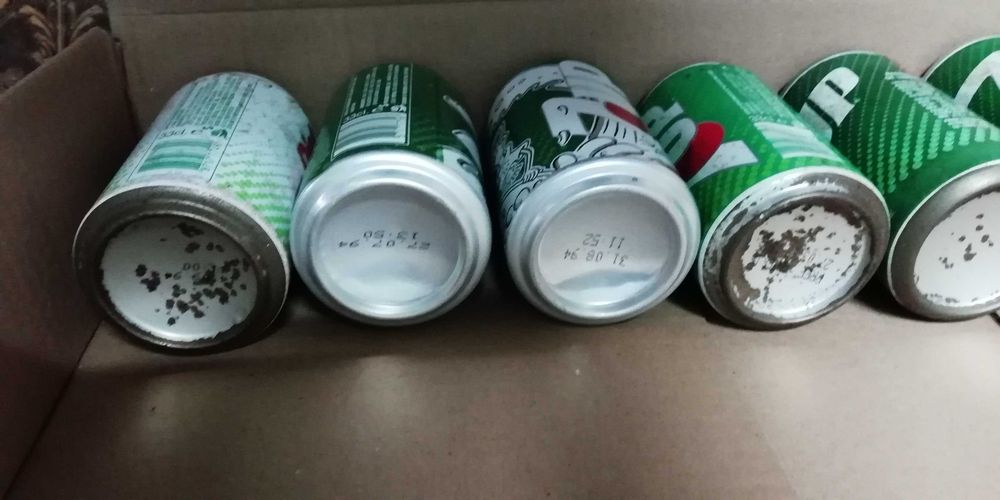 Coleção de Latas antigas 7 Up - Anos 80 e 90-Lote de 15 especiais