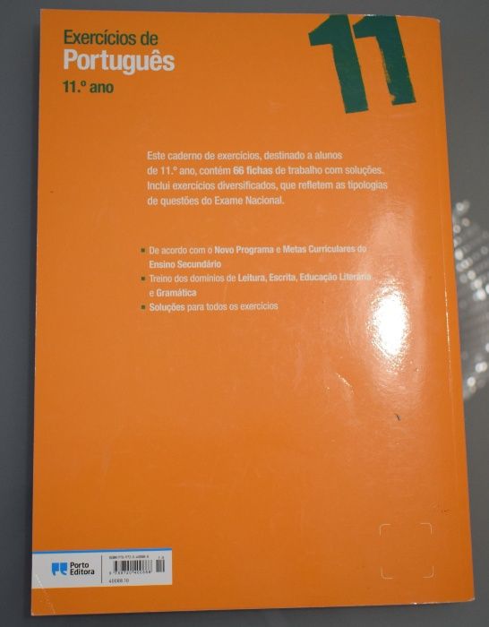 Exercícios de Português 11º ano, Porto Editora