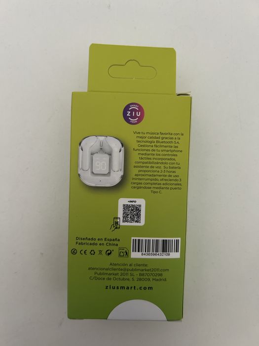 Auriculares Z-Crystal Bluetooth 5.4