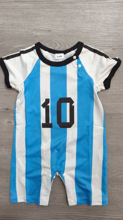Body Bebé Messi Argentina 3-6 meses