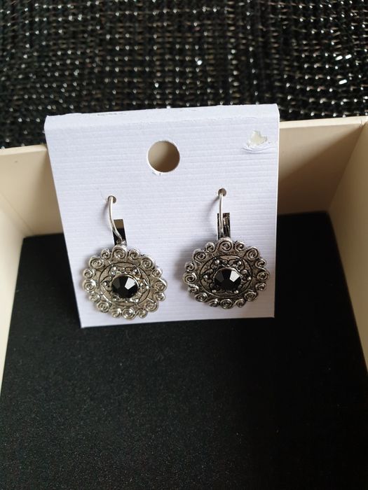 Antyczne srebro - kolczyki