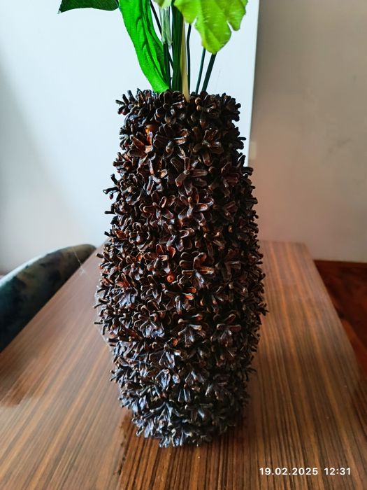 Wazon na kwiaty rękodzieło